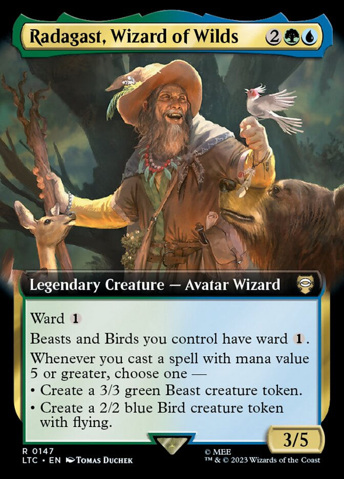 Radagast, Wizard of Wilds (LTC) (147) / Extended Art