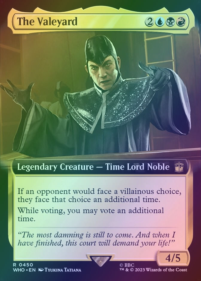 The Valeyard (WHO) (450) / Extended Art / Foil
