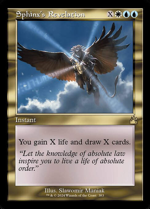 Sphinx's Revelation (rvr) (383) / Retro