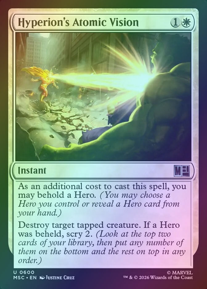 Hyperion's Atomic Vision (MSC) (600) / Foil