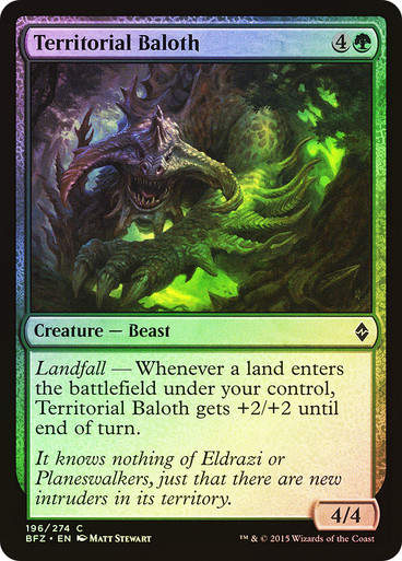 Territorial Baloth (BFZ) (196) / Foil