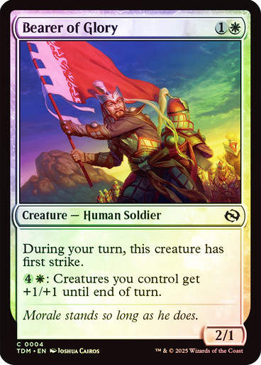 Bearer of Glory (TDM) (4) / Foil