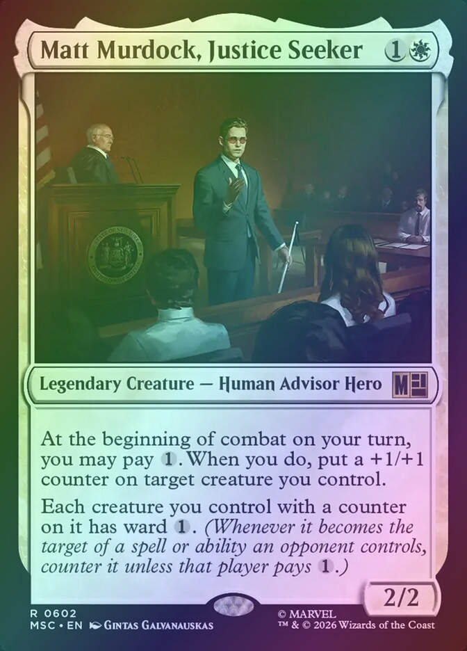 Matt Murdock, Justice Seeker (MSC) (602) / Foil
