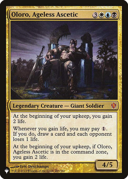 Oloro, Ageless Ascetic (PLST) (C13-203)