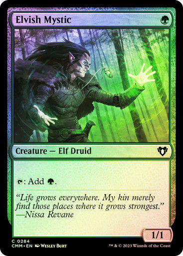 Elvish Mystic (cmm) / Foil