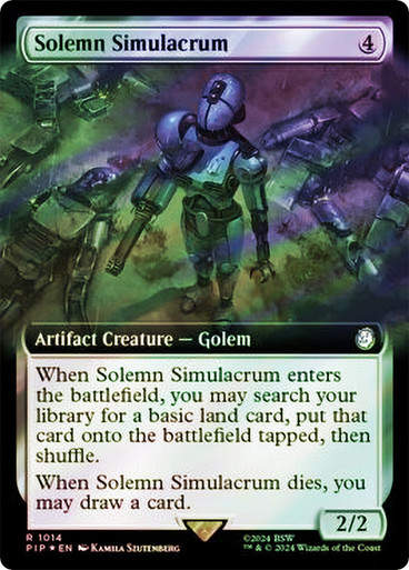 Solemn Simulacrum (pip) (1014) / Extended Surge Foil