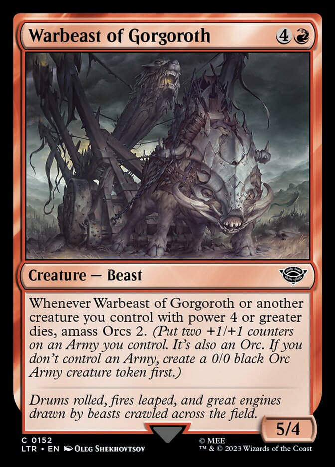 Warbeast of Gorgoroth (LTR) (152)