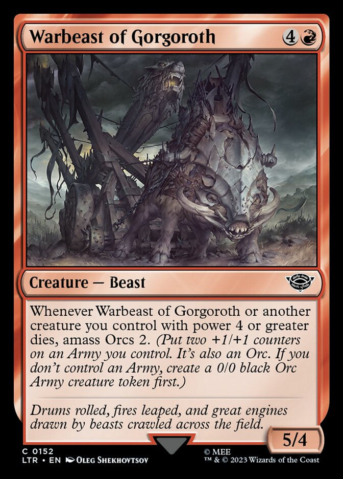 Warbeast of Gorgoroth (LTR) (152)