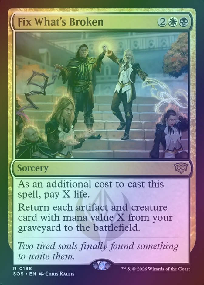 Fix What's Broken (PSOS) (188p) / Foil