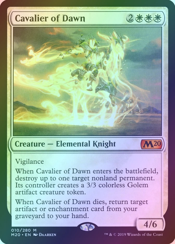 Cavalier of Dawn (M20) (10) / Foil