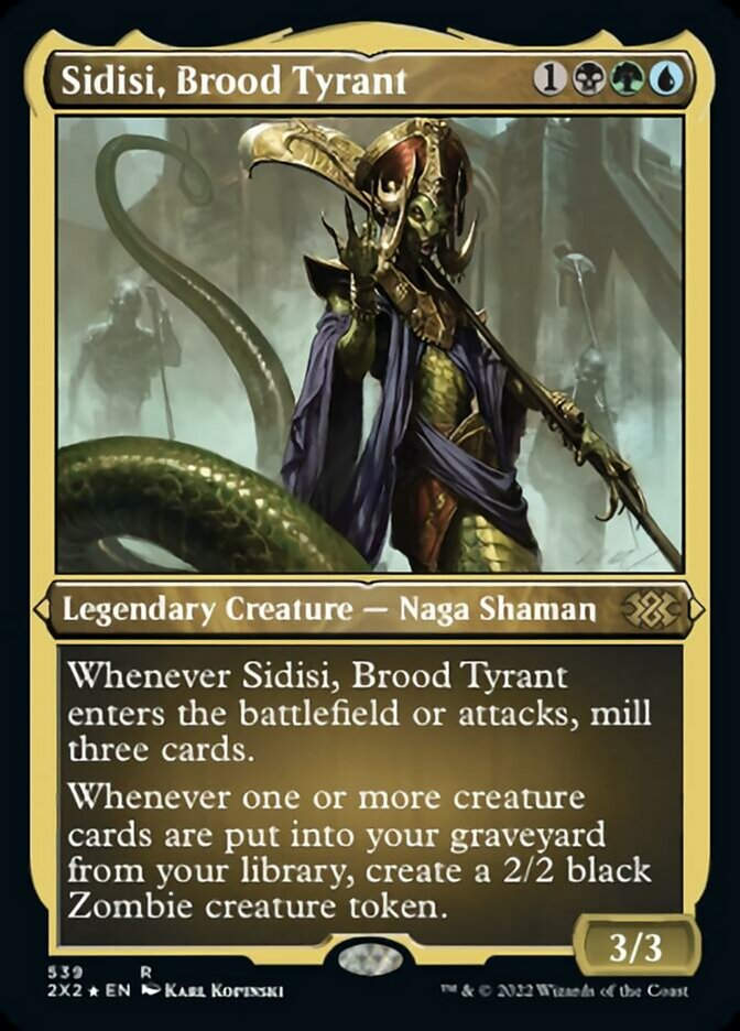 Sidisi, Brood Tyrant (2X2) / Etched Foil