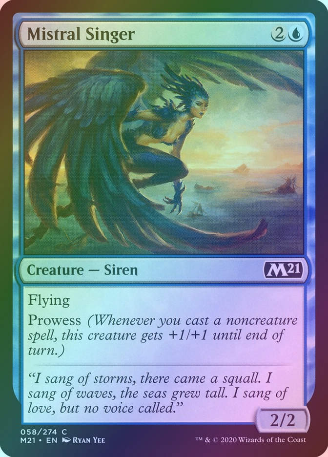 Mistral Singer (M21) (58) / Foil
