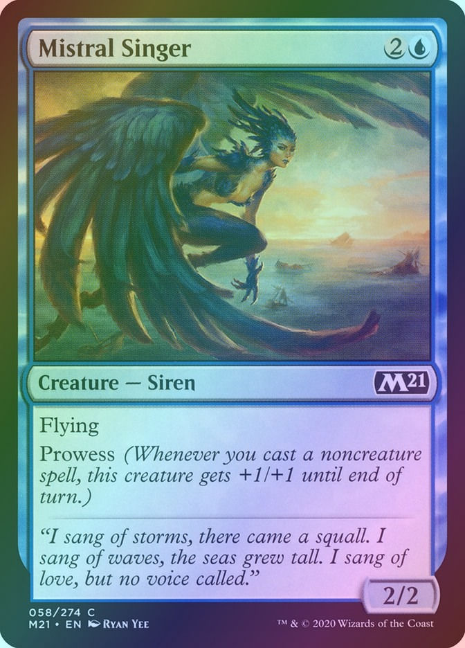 Mistral Singer (M21) (58) / Foil