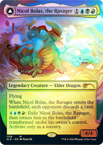 Nicol Bolas, the Ravager // Nicol Bolas, the Arisen [Core Set 2019 Prerelease Promos]
