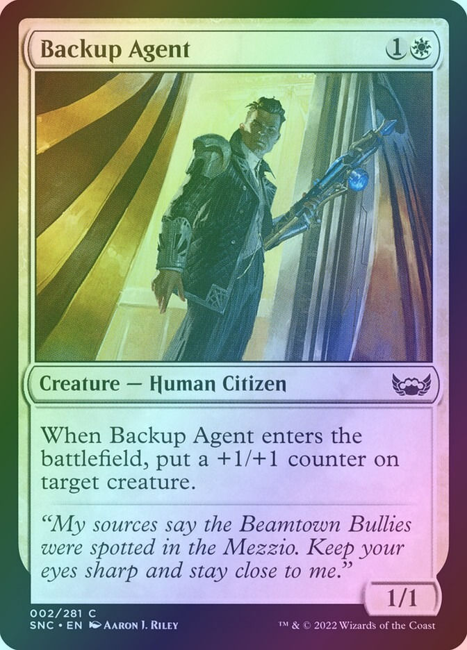 Backup Agent (SNC) (2) / Foil