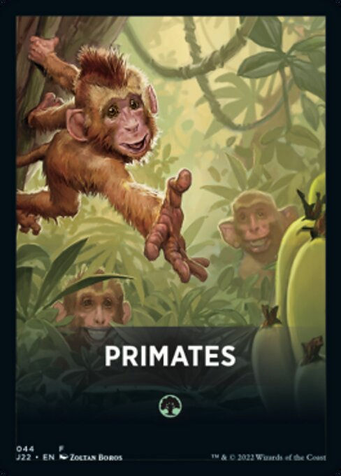 Primates (fj22) / Front Cards Token