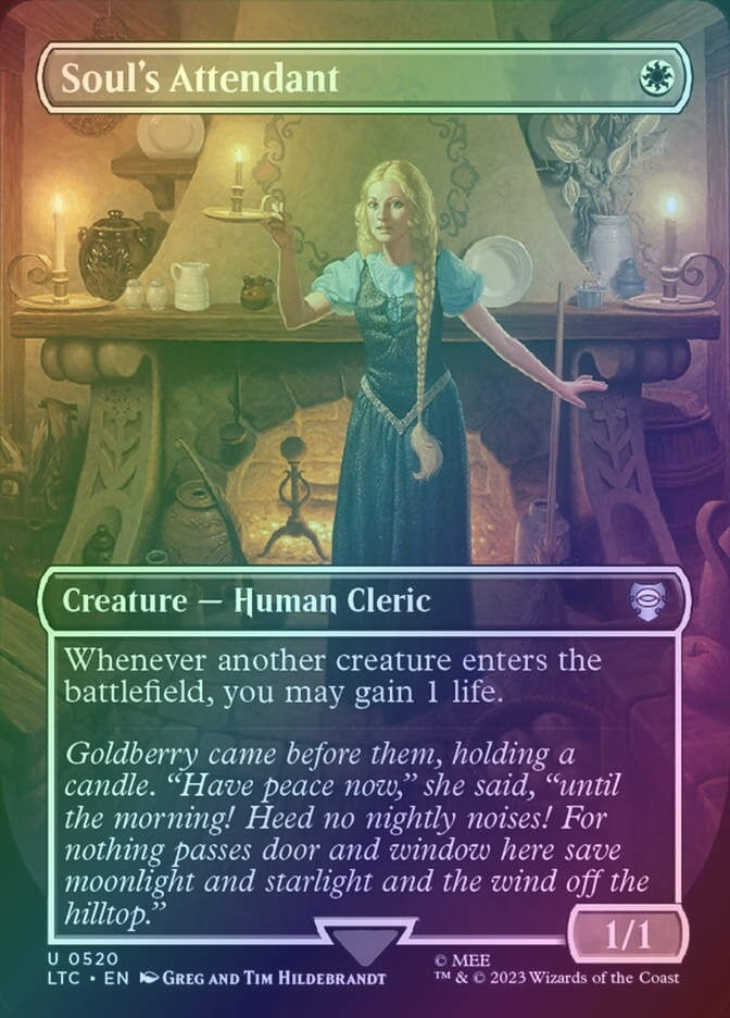 Soul's Attendant (LTC) (520) / Borderless / Foil