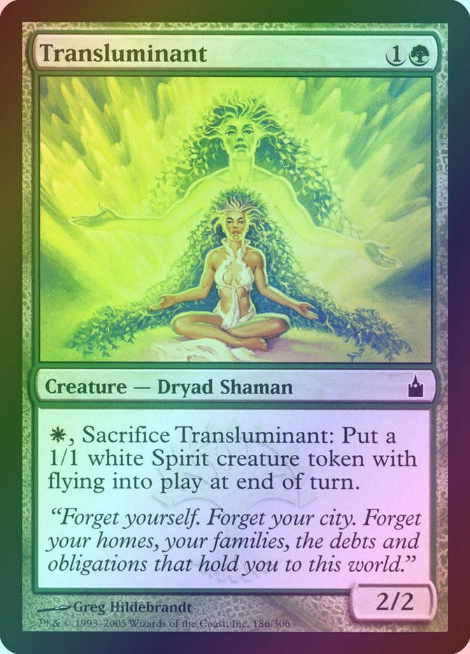 Transluminant (RAV) (186) / Foil