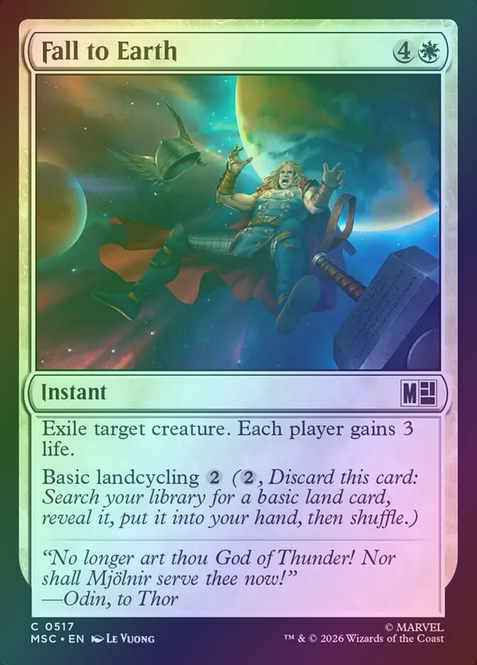 Fall to Earth (MSC) (517) / Foil