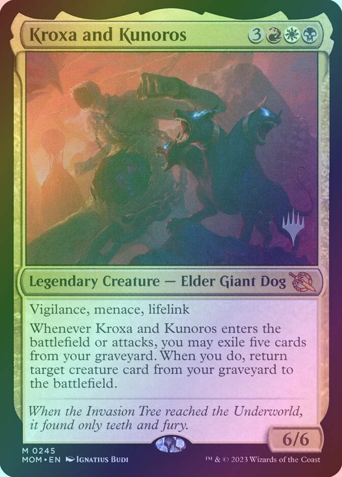 Kroxa and Kunoros (PMOM) (245p) / Foil