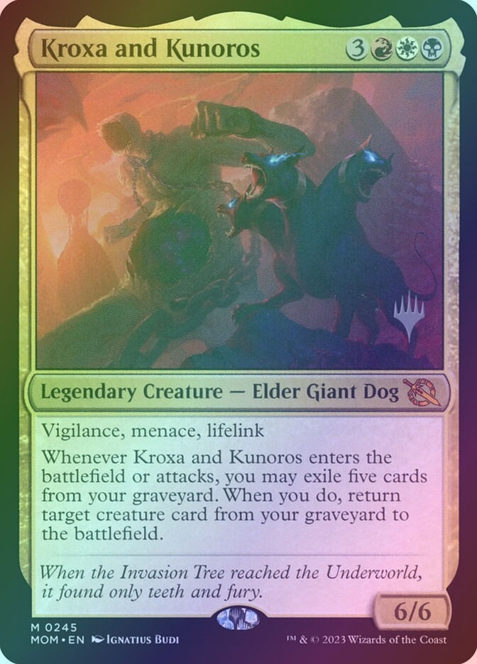 Kroxa and Kunoros (PMOM) (245p) / Foil