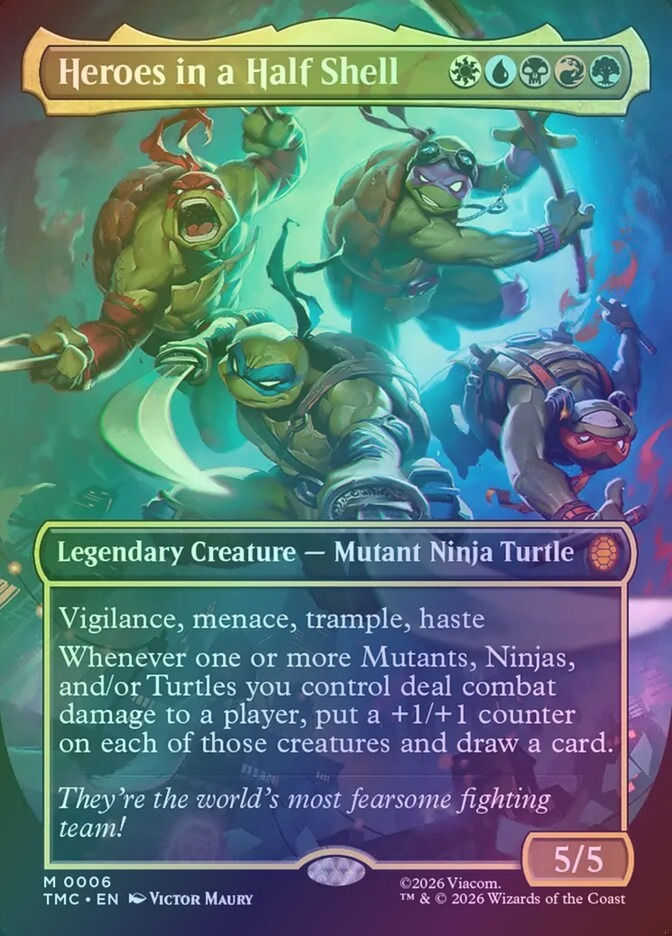 Heroes in a Half Shell (TMC) (6) / Borderless / Foil