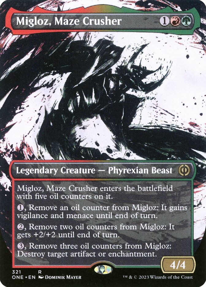 Migloz, Maze Crusher (ONE) (321) / Borderless / Showcase