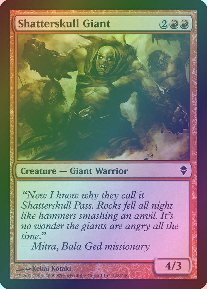 Shatterskull Giant (ZEN) (148) / Foil