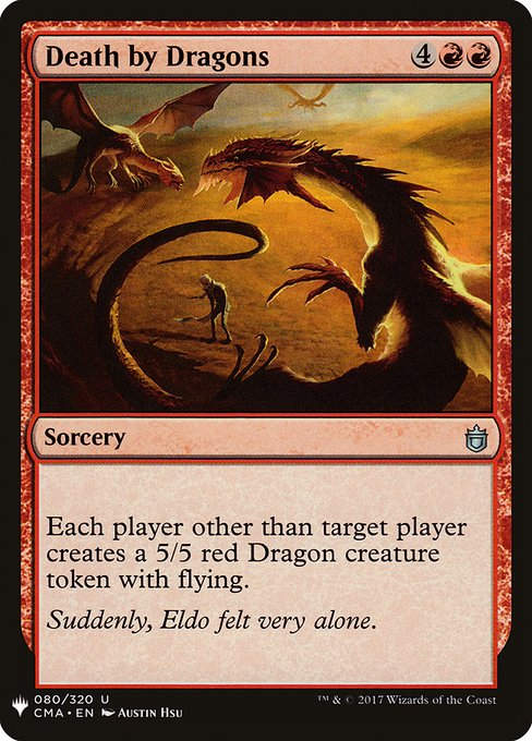 Death by Dragons (PLST) (CMA-80)