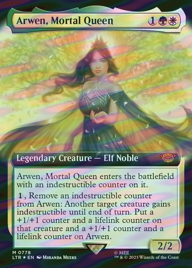 Arwen, Mortal Queen (LTR) (778) / Extended Art / Surge Foil