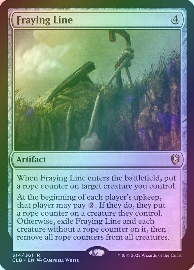 Fraying Line (CLB) (314) / Foil