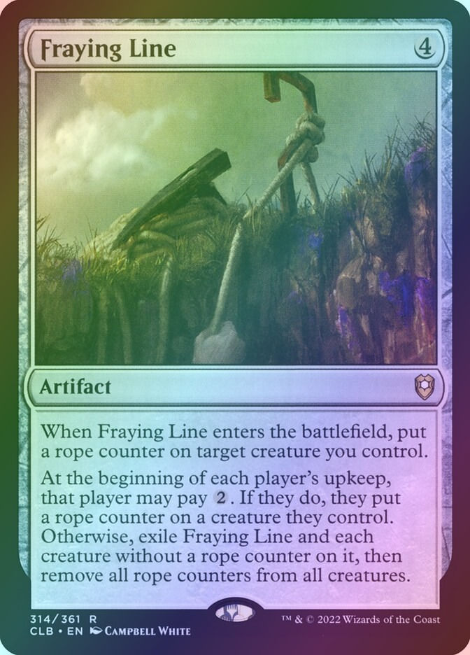 Fraying Line (CLB) (314) / Foil