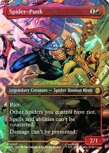 Spider-Punk (SPM) (207) / Borderless / Foil