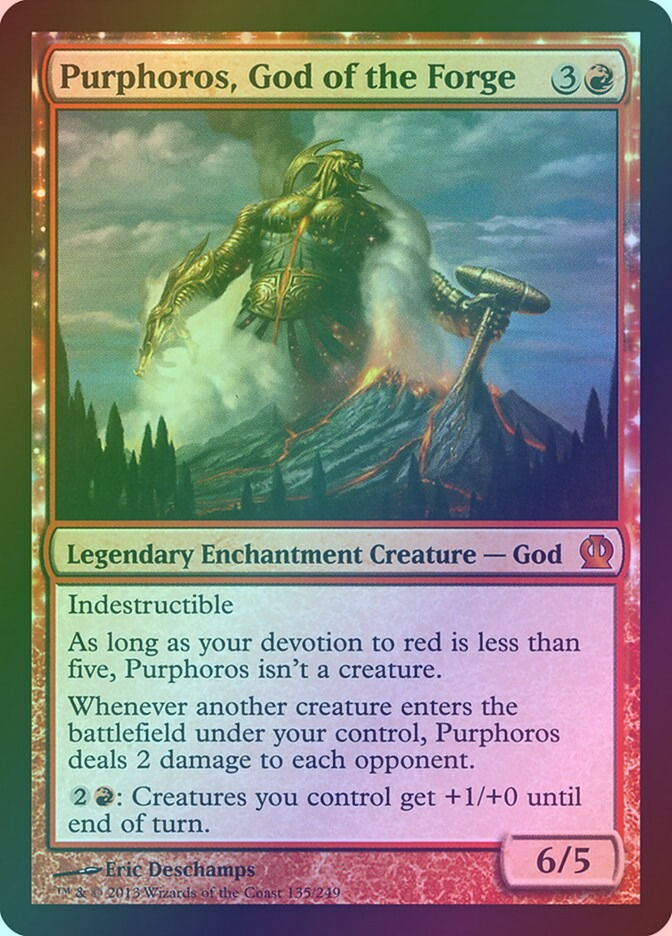 Purphoros, God of the Forge (THS) (135) / Foil