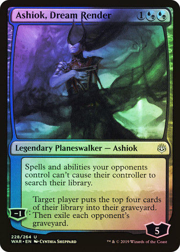 Ashiok, Dream Render (WAR) (228) / Foil
