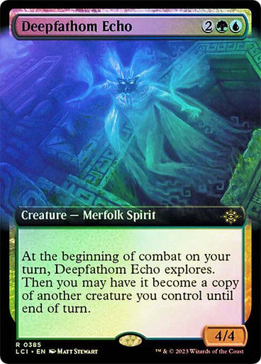 Deepfathom Echo (lci) / Extended Art / Foil