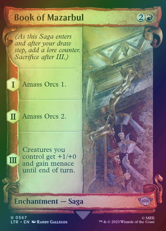 Book of Mazarbul (LTR) (567) / Showcase / Foil