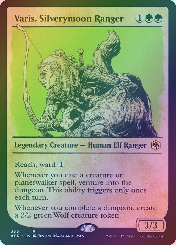 Varis, Silverymoon Ranger (AFR) (335) / Showcase / Foil