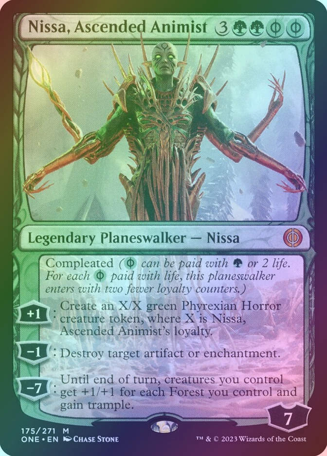 Nissa, Ascended Animist (ONE) (175) / Foil