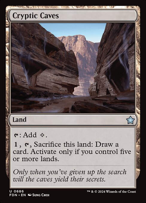 Cryptic Caves (FDN) (686) (Starter)