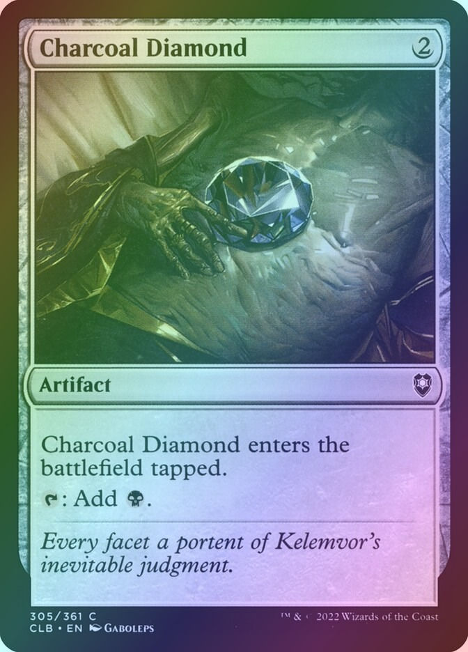 Charcoal Diamond (CLB) (305) / Foil