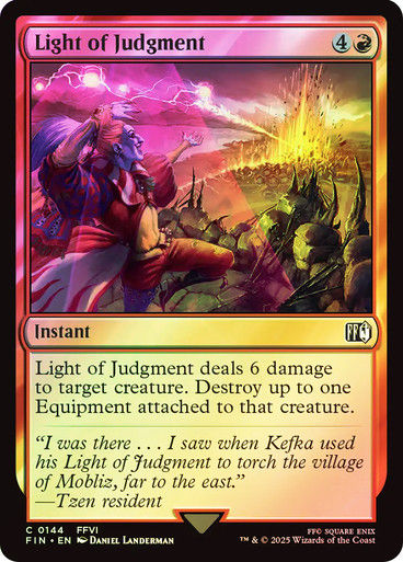Light of Judgment (FIN) (144) / Foil