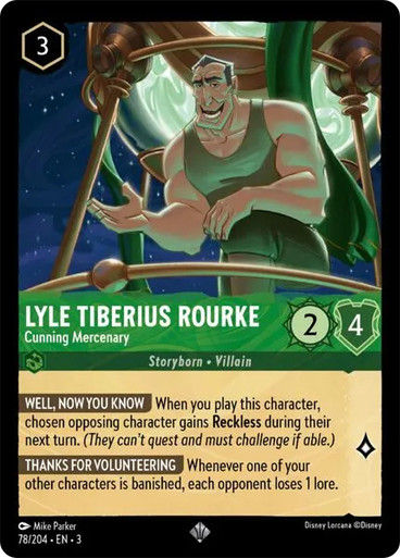 Lyle Tiberius Rourke - Cunning Mercenary (LOR_ITI)