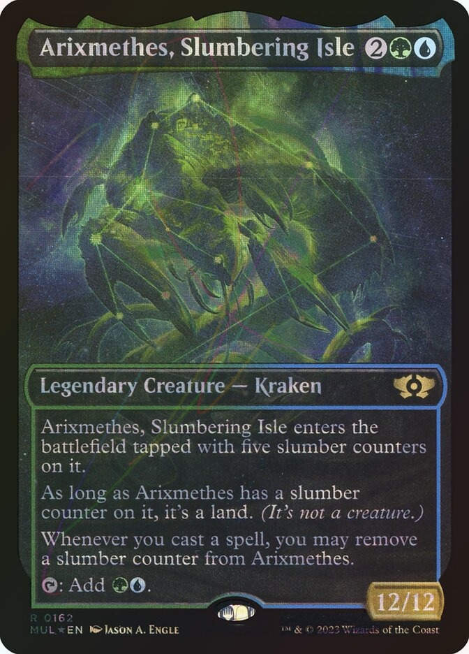 Arixmethes, Slumbering Isle (MUL) (162) / Showcase / Halo Foil