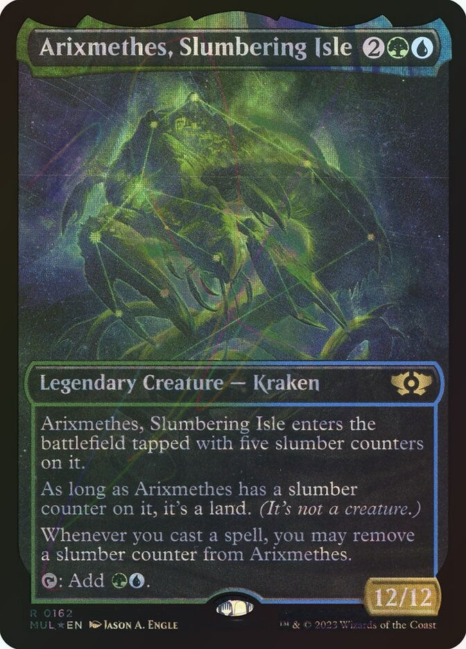 Arixmethes, Slumbering Isle (MUL) (162) / Showcase / Halo Foil