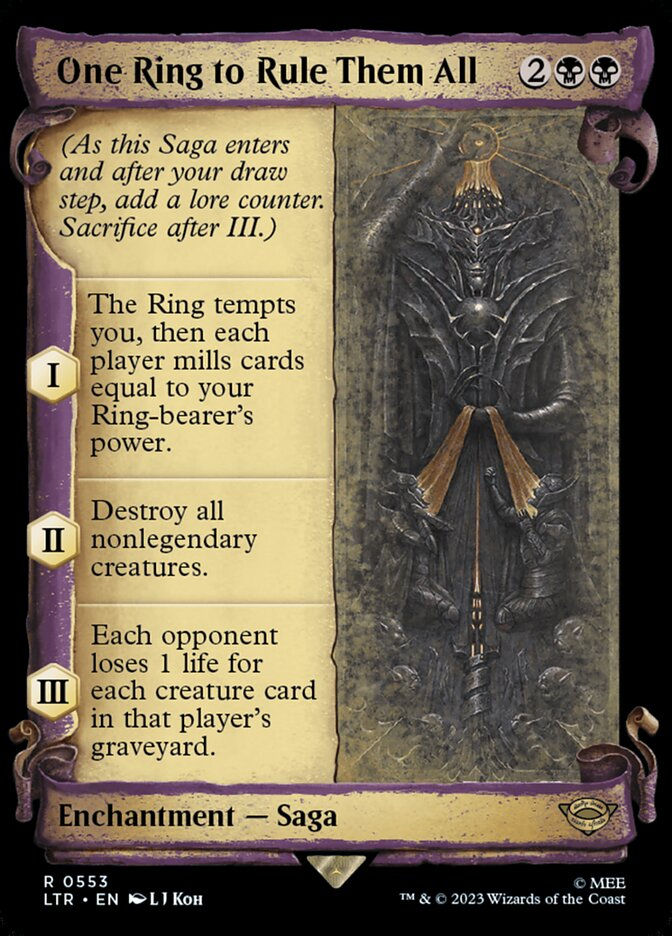 One Ring to Rule Them All (LTR) (553) / Showcase