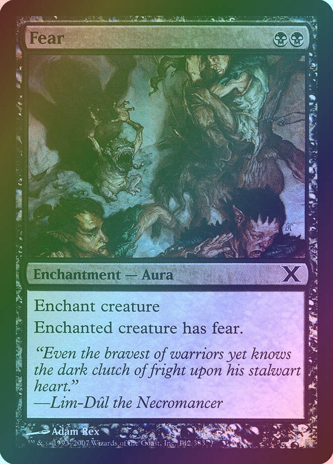 Fear (10E) (142★) / Foil