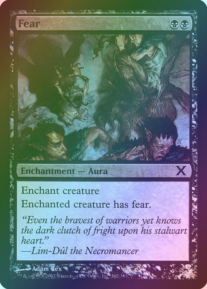 Fear (10E) (142★) / Foil