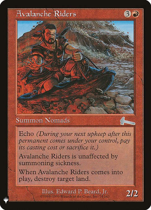 Avalanche Riders (PLST) (ULG-74)