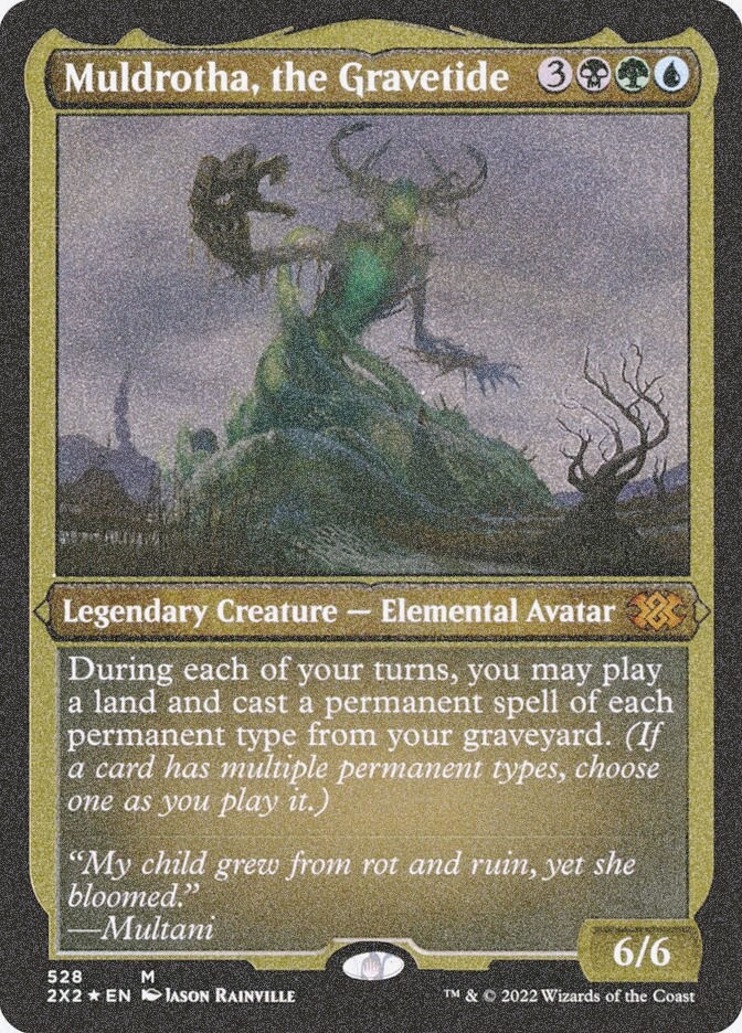 Muldrotha, the Gravetide (2X2) (528) / Foil Etched